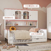 喜梦宝儿童床现代简约书架床多功能储物床粉色女孩卧室侧高床 茉莉系列 商品缩略图3