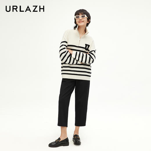 XS1S1有兰 黑色简约宽松休闲裤IM3PA28 商品图2