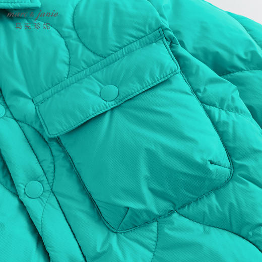 【三防】马克珍妮秋冬新款 男童时尚超轻羽绒服衬衫231511 商品图4