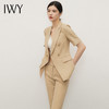 IWY/时尚卡其色西装套装女夏季短袖职业装售楼部酒店前台工作服CP11252 商品缩略图4