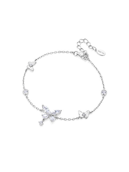 KADER卡蒂罗 蝴蝶手链 女925银轻奢小众精致2023新款爆款七夕礼物送女友 商品图2