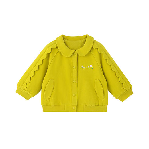 【商场同款】英氏女童外套春秋款洋气开衫外套外出休闲上装 商品图4