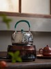 【限量珍藏】臻宝堂9999纯银烧水壶纯手工一张打锤纹提梁煮茶壶中式茶具高档茶器银壶 提梁井栏壶(规矩锤纹)样品 商品缩略图5