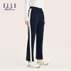 ELLE Active 百搭女士休闲裤透气弹力亲肤长裤早秋时尚阔腿裤 商品缩略图2