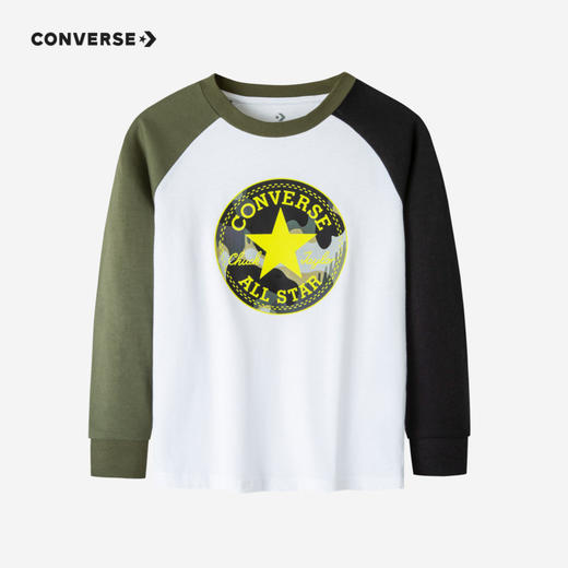 CONVERSE 秋 大童 小童 长袖T恤 CNVN-LS-D133 商品图5