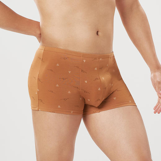 都市丽人都市锋尚日常休闲40S棉拉架棉质平角男士内裤FK3CD7 商品图2