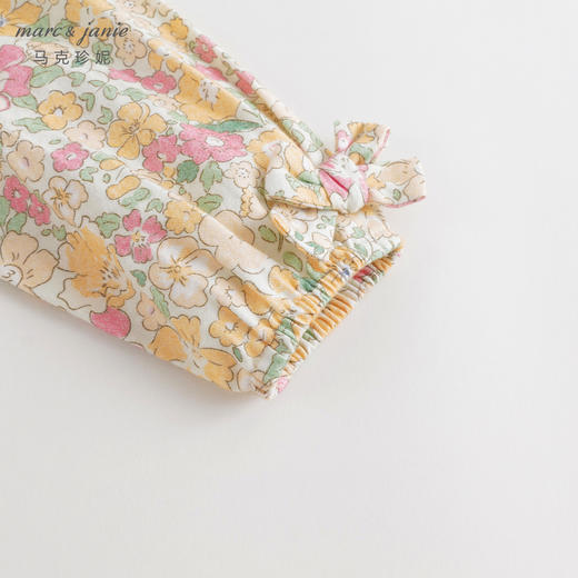 马克珍妮秋装新款 女童秋日花园纯棉连衣裙 儿童裙子231786 商品图4