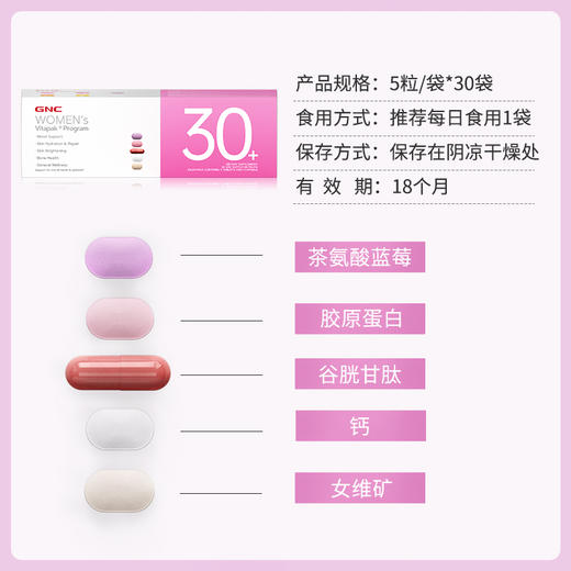 【保税发货】GNC女士复合营养包 30+ 商品图4
