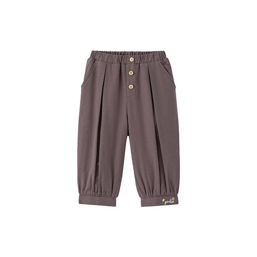 【商场同款】英氏女童裤子秋季摇粒绒柔暖裤子休闲长裤 商品图4