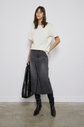 立体条纹宽松T恤