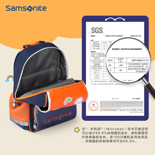 【员工内购】（商品不退不换）新秀丽DREAM+DISNEY系列内里抗菌面料健康儿童书包 TU6*012 商品图3