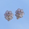订购5个月到｜Gripoix Paris-Camelia-藕粉色 山茶花 琉璃 耳环［法国设计师］ 商品缩略图0