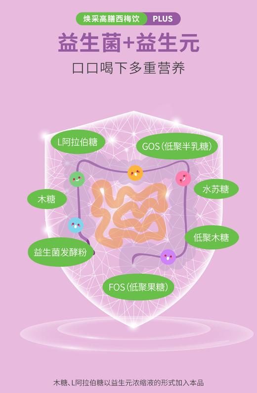 江中西梅汁浓缩西梅高膳食纤维饮料孕妇老人儿童益生元 商品图1