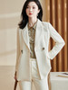 米思阳2026春季新款职场高级感直筒西装净色一粒扣修身外套女2592 商品缩略图1
