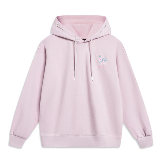 【S/M/L/XL断码】李宁中国文化系列女子套头连帽卫衣2023新品舒适透气上衣AWDT380【库存有限，如无货将做退款，介意慎拍！】 商品图3