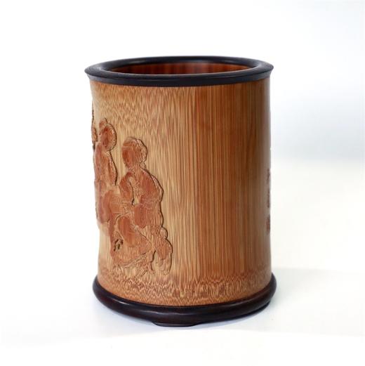 二乔并读°竹笔筒 商品图1