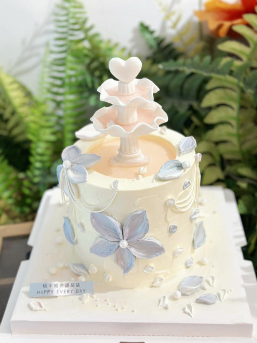 许愿池蛋糕，用甜蜜实现你掌心合十的全部愿望，需提前3天预定，颜色可更换 商品图2