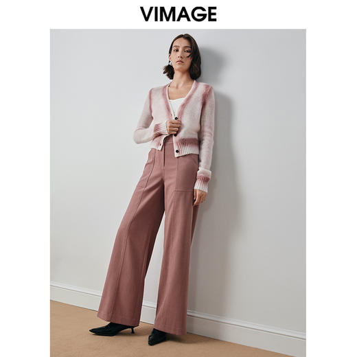 VIMAGE纬漫纪秋季新款渲染针织上衣V2001604 商品图1