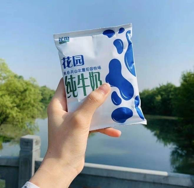 花园利乐枕，新疆优质奶源，无任何添加剂！最新日期，20袋/箱