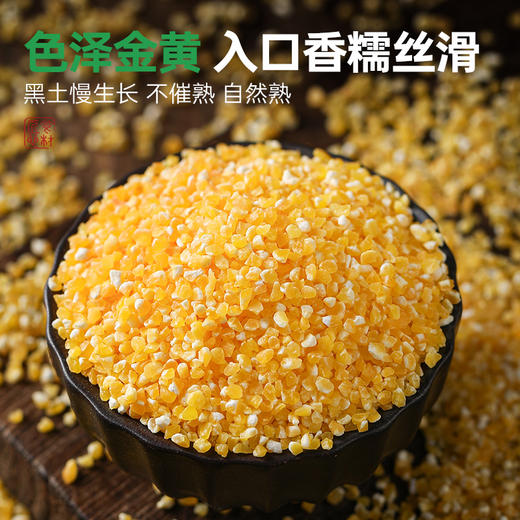 有机玉米渣玉米碎玉米糁 蒸饭煮粥 五谷粗粮 商品图2