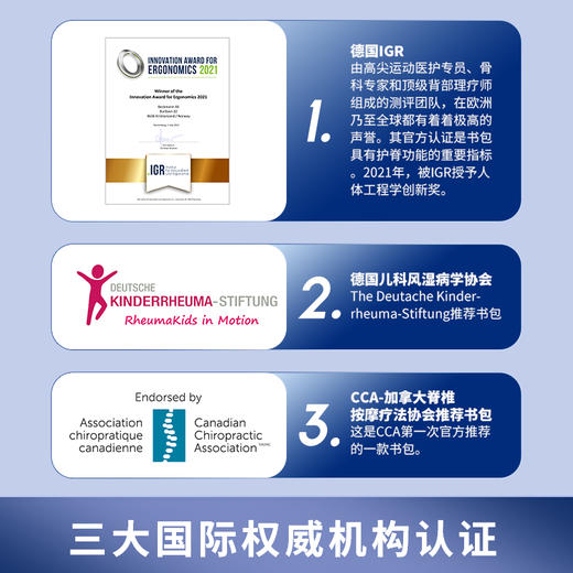 【一小时爸爸开学季专享】挪威NoBeckmann专业护脊书包，随机 赠送笔袋一个  有效减重50%重量，多次占据评测榜榜首 商品图1