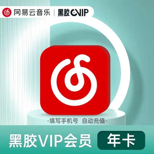 网易云音乐黑胶VIP 年卡 商品图0