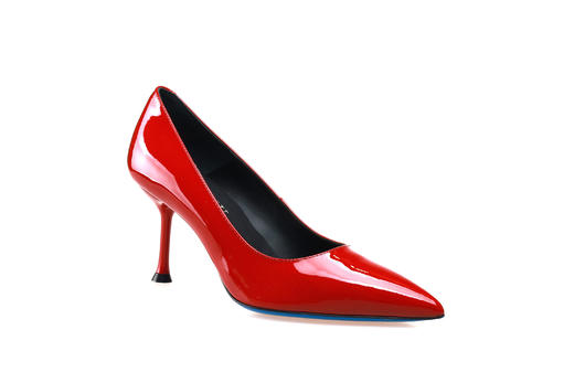 豪麟名鞋奥莱LORIBLU女鞋皮鞋牛移膜革LR4500P红色  原价4960元 商品图0