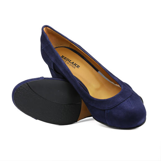 #断码特价37码&39码#西班牙原产优雅舒适女时装鞋蓝色22359 商品图7