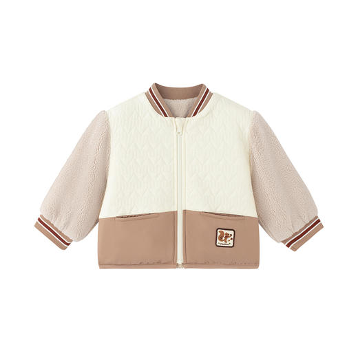 【商场同款】英氏宝宝外套仿羊羔绒夹棉两面穿外套潮流男童 商品图5