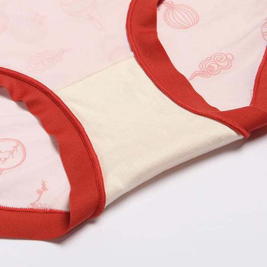 都市丽人时尚系列锦泳磨毛薄透丝滑低腰平角女士内裤LK35J8 商品图8