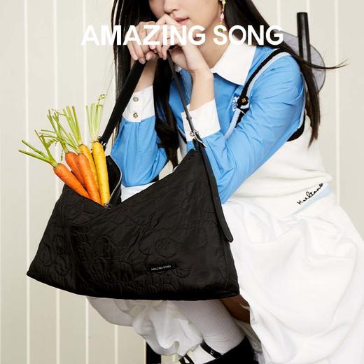 Amazing Song乙颂 蛋仔包单肩斜挎包包女款新款大容量通勤托特包 商品图1
