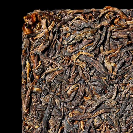 2007年曼松普洱熟茶-吉顺号高端古树普洱熟茶砖100g 商品图3