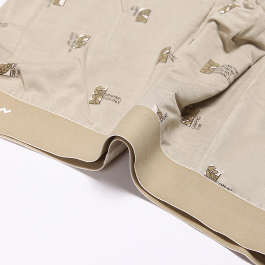 都市丽人都市锋尚日常休闲60S木莱尔舒适人棉平角男士内裤FK3HC1 商品图3