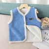【捡漏价39元/2件】儿童羊羔绒马甲，采用双面加绒设计，温暖舒适，适合中小童穿着。简约纯色，搭配方便，打造百搭时尚风。中小童的休闲必备lish 商品缩略图2