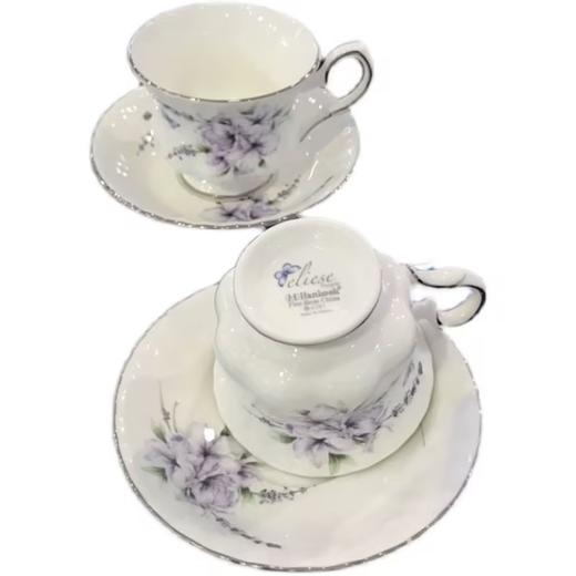 韩国进口HANKOOK优雅紫咖啡杯套装4件 商品图0