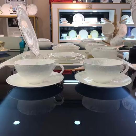 韩国进口HANKOOK绿色婚纱咖啡杯套装4件 商品图1