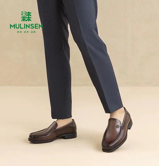 木林森新款绅士风正装商务男士皮鞋 商品图5