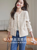 【年货节】熙世界名媛气质粗花呢外套女2025秋装新款法式小个子香风短款上衣 商品缩略图3