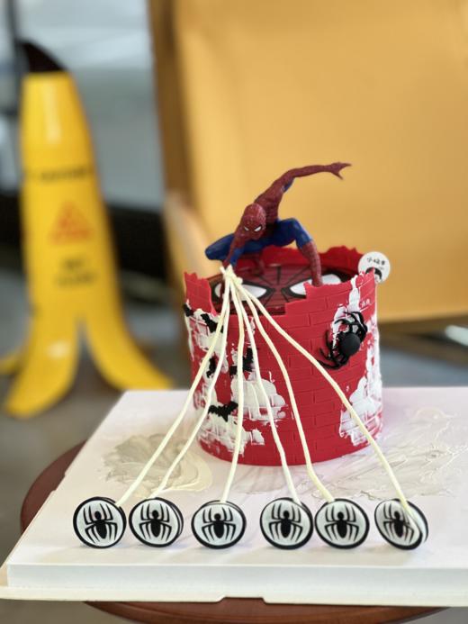 蜘蛛侠 · 半翻糖蛋糕 商品图0