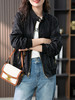 【现货7天】气质休闲短外套女2023秋季新款小个子夹克外套飞行员棒球服 商品缩略图4