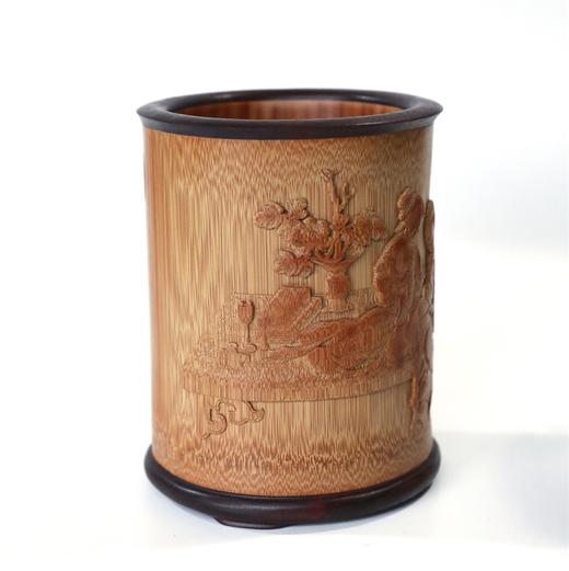 二乔并读°竹笔筒 商品图2