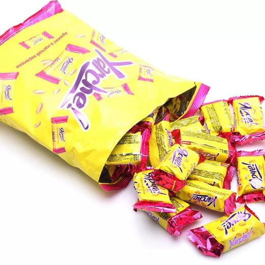 【中欧班列精选】WWJ俄罗斯进口KDV巧克力花生糖500g/袋 商品图3