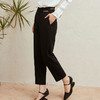 玳莎直筒烟管裤女秋季新款垂感休闲裤显瘦小个子职业西装裤  DC36307 商品缩略图1