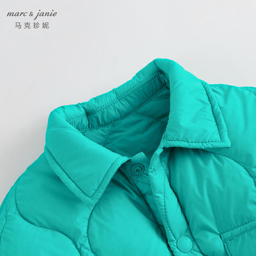 【三防】马克珍妮秋冬新款 男童时尚超轻羽绒服衬衫231511 商品图3