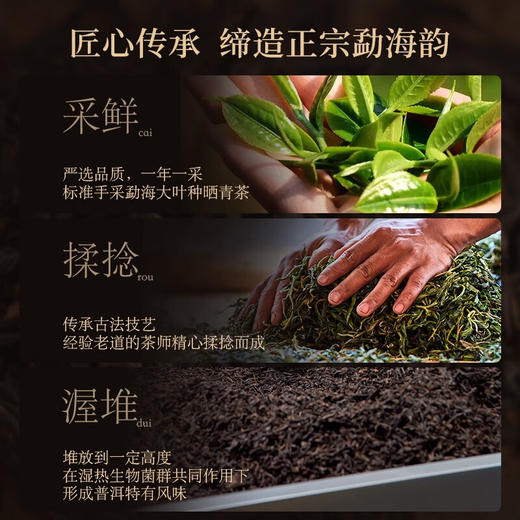 华祥苑 贵宾茶 普洱熟茶 礼盒装168g 商品图3