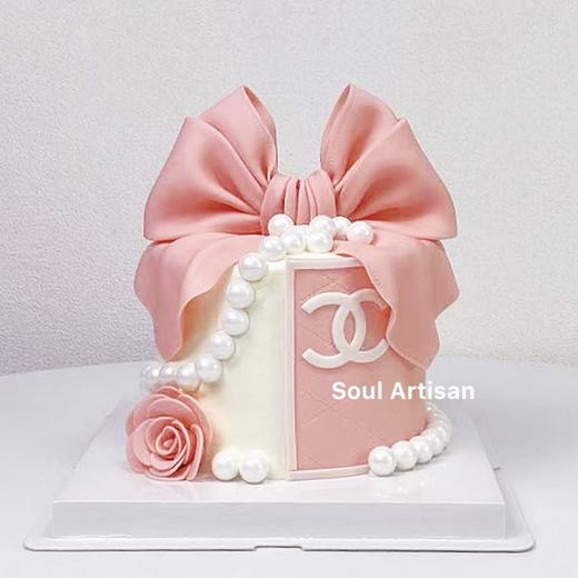 小香风双层蝴蝶结蛋糕3 商品图2