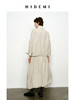 HIDEMI 褶皱花苞感做旧感水洗棉立体剪裁短款立领薄外套套装 商品缩略图10