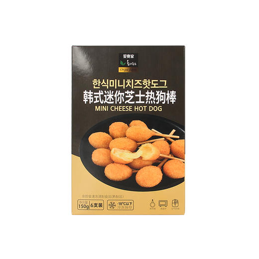 爱奥家 韩式迷你芝士热狗棒35g*6 商品图0