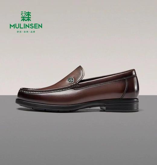 木林森新款绅士风正装商务男士皮鞋 商品图4