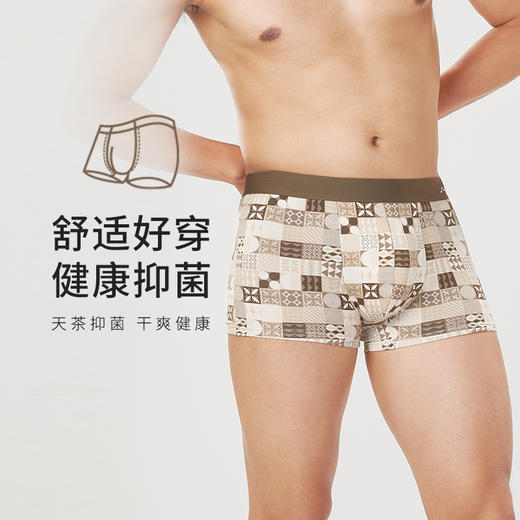 都市丽人都市锋尚潮流时尚RC棉棉质平角男士内裤FK3CE2 商品图0
